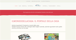 Desktop Screenshot of ilmondodellacasa.com