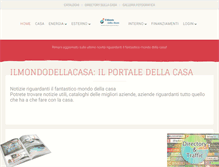Tablet Screenshot of ilmondodellacasa.com